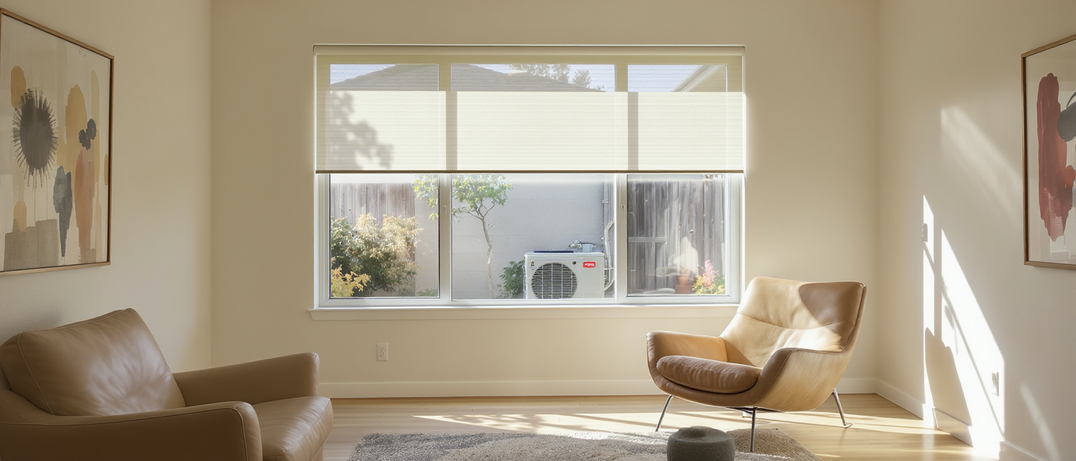 Can AC protect furniture from sun damage