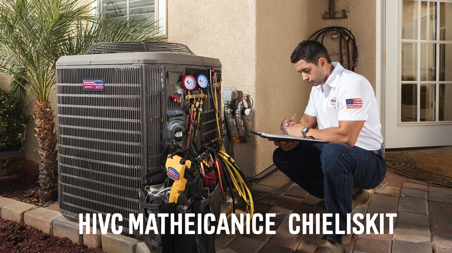 HVAC maintenance checklist