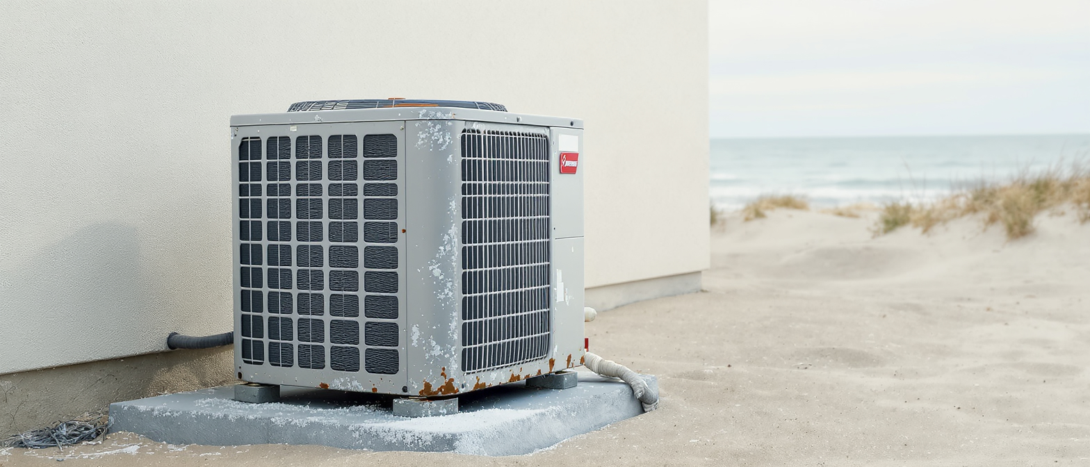 How Ocean Air and Salt Corrosion Affect AC Near the Coast