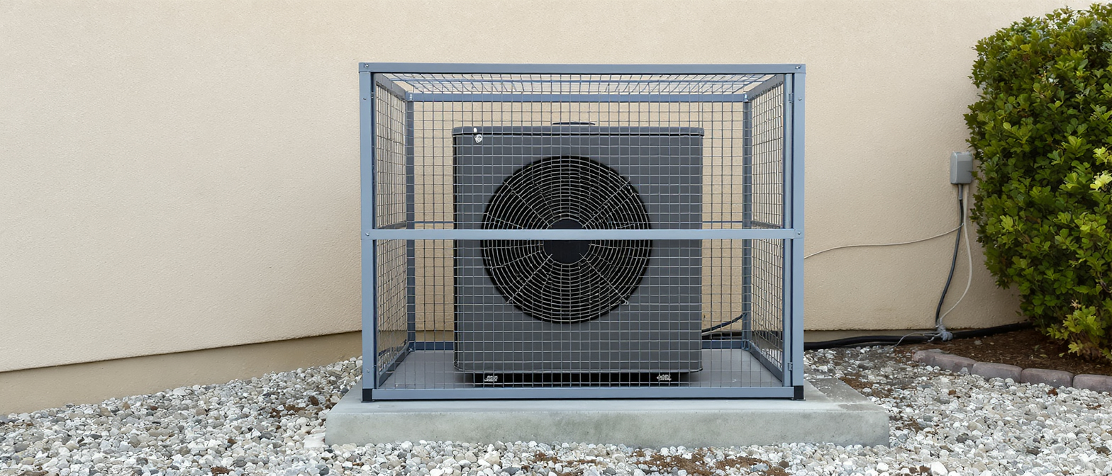 How to protect my outdoor AC unit from dirt and animals